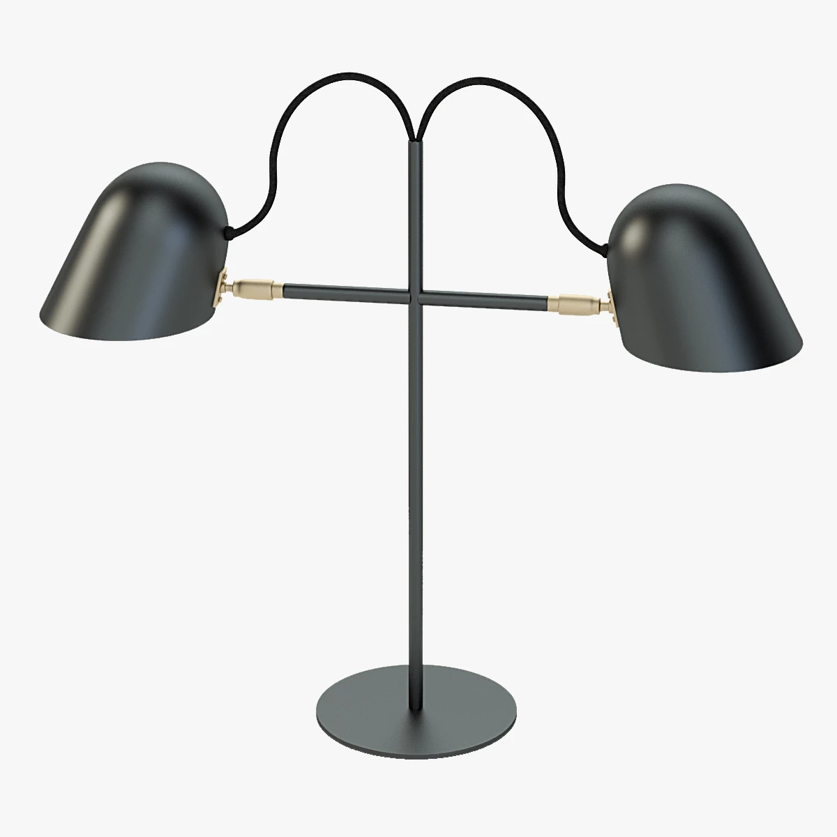 Streck Bordslampa Double Head Lamp by Joel Karlsson 3D Model_01